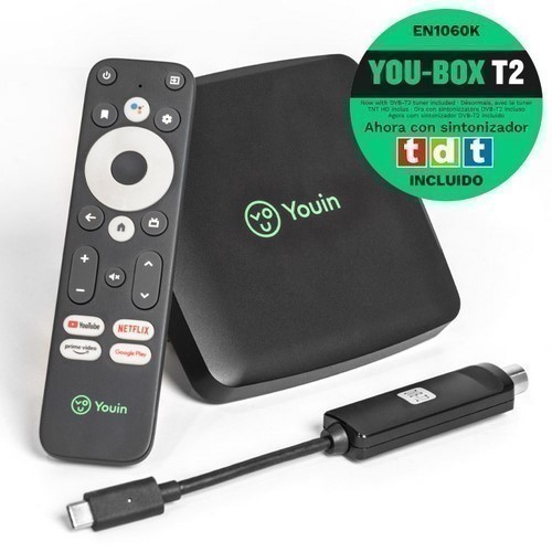 SMART TV YOUIN EN1060K 4K ANDROID TV CON TDT